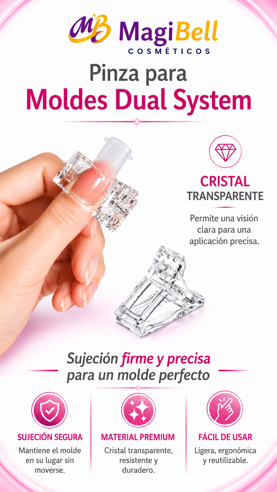 ❗ Kit Profesional Polygel para Uñas | 10 Productos + 100 Moldes + 120 Stickers ❗