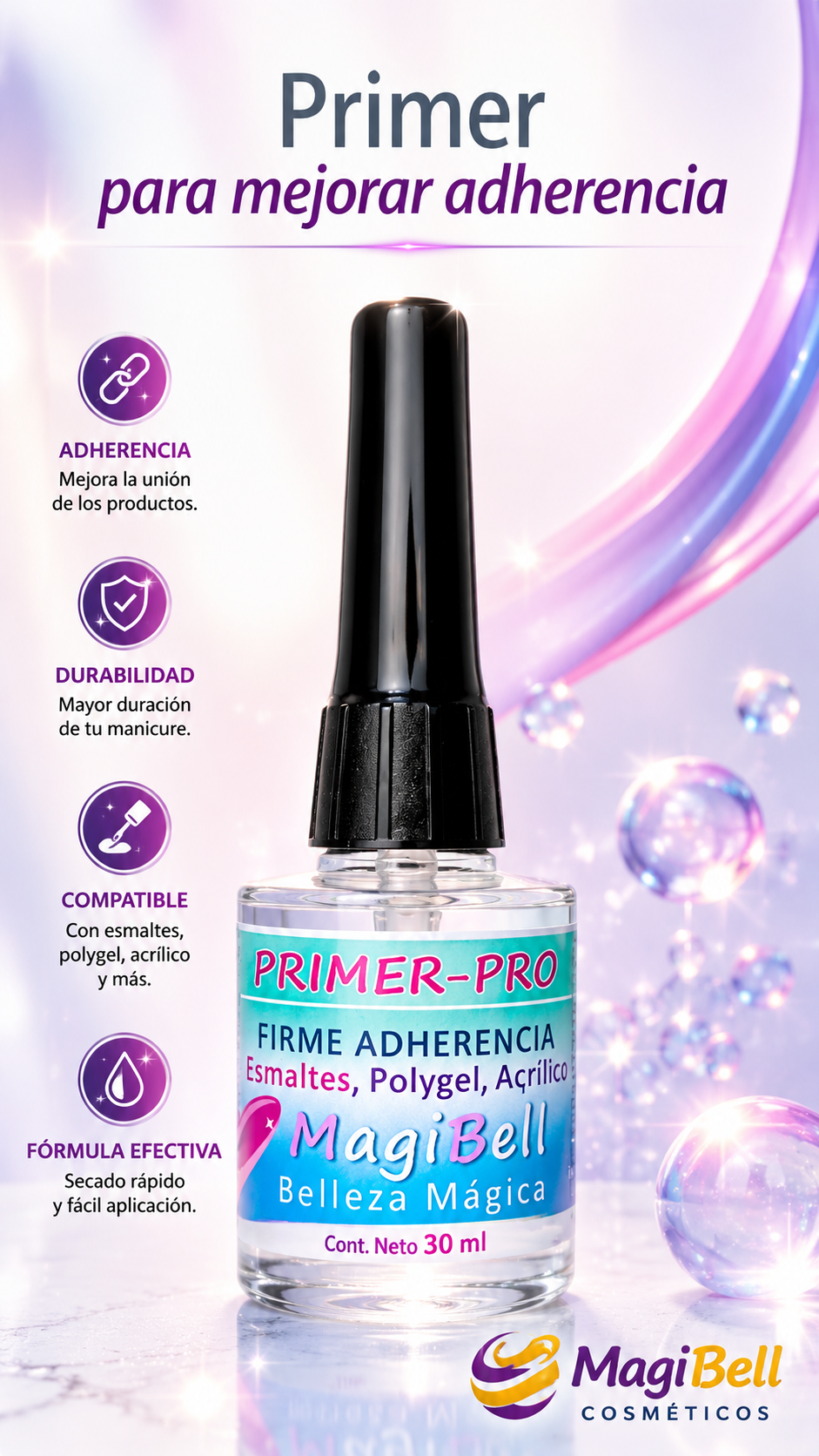❗ Kit Profesional Polygel para Uñas | 10 Productos + 100 Moldes + 120 Stickers ❗